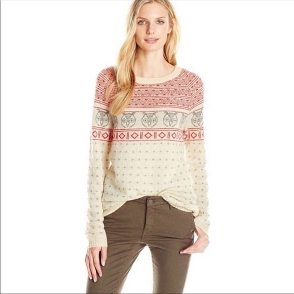 Woolrich Sweaters - Woolrich Winking Owls Sweater Fair Isle Mohair Slouchy Women Extra Large